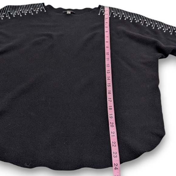 Milano Rhinestone Embellished Dolman Sweater - Picture 12 of 14